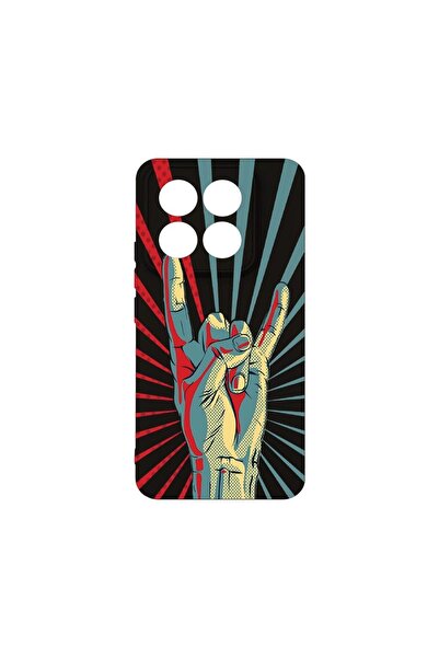 bestcase Премиум силиконов калъф, съвместим с Xiaomi 14 Pro, Rock Festival, т...