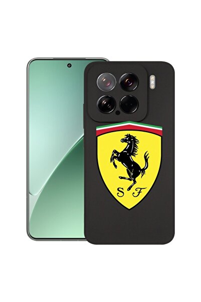 bestcase ¬Æ Husa pentru Xiaomi 15, Ferrari, Slim Silicon 0.8MM, Antisoc, Prot...