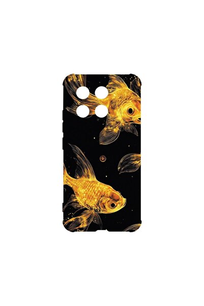 bestcase Husa pentru Xiaomi 14T Pro, BestCase¬Æ Anti Shock 1.5MM, Gold Fishes...