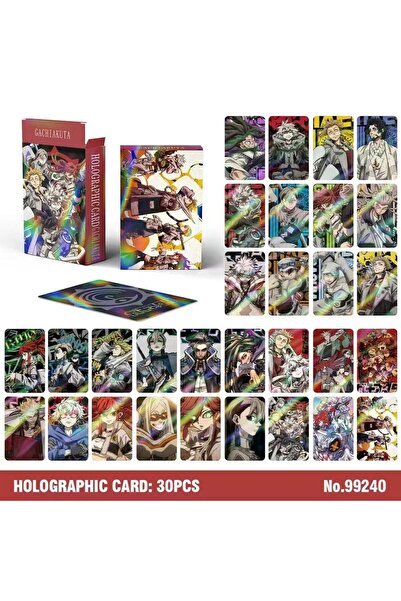 Choice 30pcs 30PCS GACHIAKUTA Laser Cards Anime Collectible Small Cards for B...