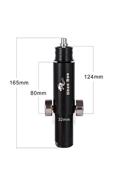 Choice Shan bao black diving valve with built-in regulating switch connector ...