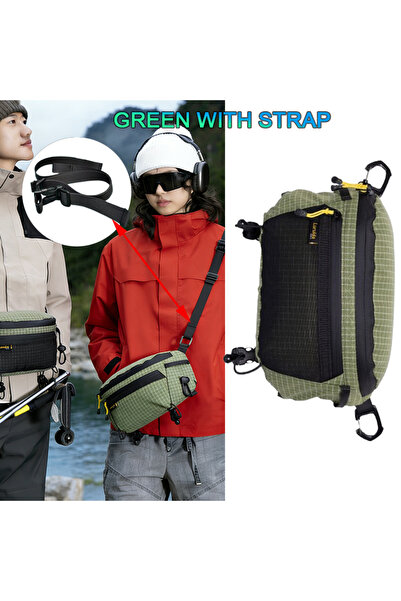 choice2 Dark green Strap Pack Pouches for Backpack Lightweight Phone Pocket L...