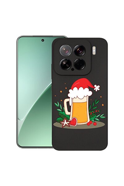 bestcase ¬Æ Husa pentru Xiaomi 15, Xmas Beer, Slim Silicon 0.8MM, Antisoc, Pr...