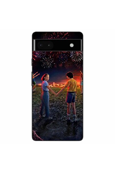 OEM Θήκη συμβατή με Google Pixel 6A Σιλικόνης Gel TPU με σχέδιο Stranger Thin...