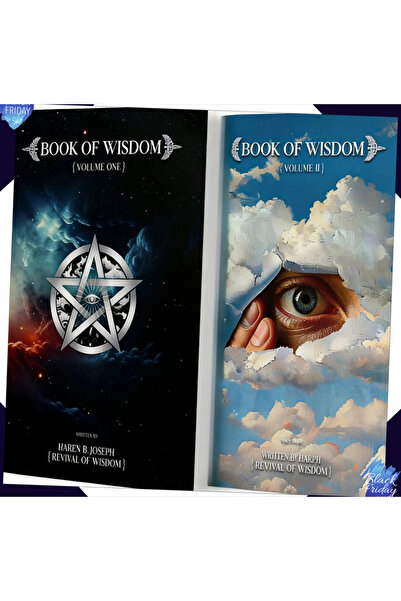 Choice1 2pc 2026 BOOK OF WISDOM Themed Notebook with Wisdom Eye Cover for Sel...