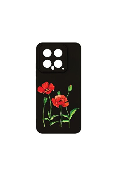bestcase Husa BestCase¬Æ Premium Silicon, Compatibila Cu Xiaomi 14, Red Poppy...