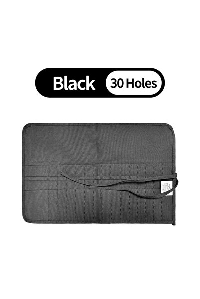 Choice4 Black30Holes 22/30 Holes Paint Brush Holder Portable Pencil Bag Stora...