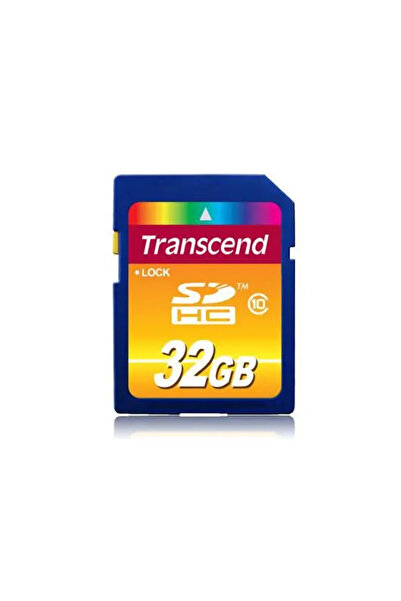 Transcend SDHC 32GB Clasa 10 TS32GSDHC10, 32 GB, SDHC, Clasa 10, Albastru