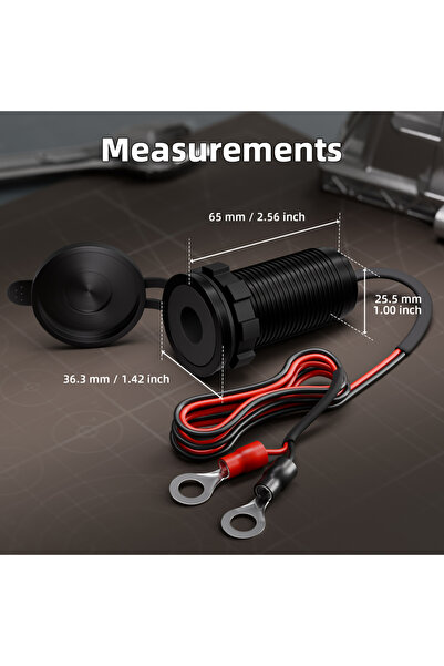 Choice Black Starlink Mini RV Cable Pass Through Kit Panel Mounting Waterproo...