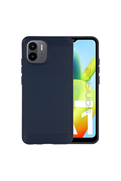 Sonique Θήκη Σιλικόνης Carbon Brushed Xiaomi Redmi A1 / Redmi A2 Μπλέ