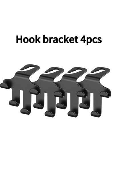 Choice3 4pcs Car Back Seat Hook Hanging Storage Mobile Phone Holder Stand Laz...
