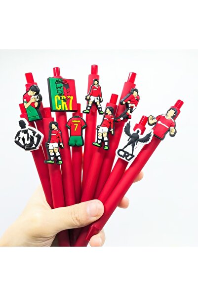 Choice 10pcs 10PCS football CR7 styling pen, red series ballpoint pen, love f...