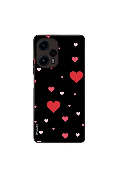 Sonique Θήκη Heart Series για Xiaomi Poco F5 5G Μαύρο
