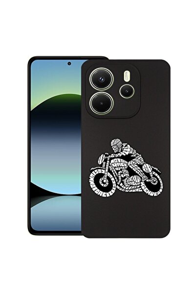 bestcase ¬Æ Case for Xiaomi Redmi Note 14, Calligraphy Moto Sport, Slim Silic...