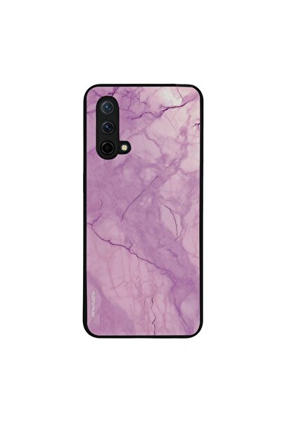 Sonique Θήκη Marble Series για OnePlus Nord CE 5G Βιολετί