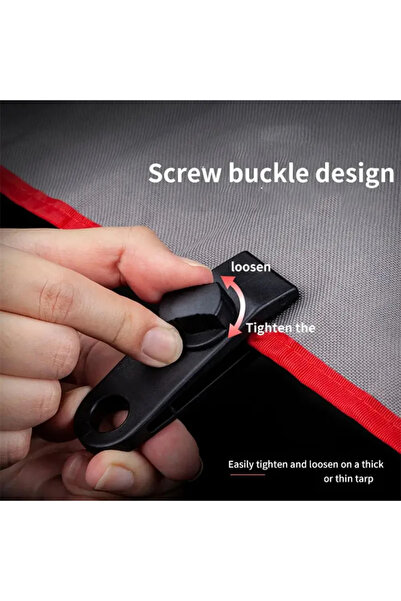 Choice 10pcs black 10PCS Tarp Clips Heavy Duty Thumb Screw Tarp Clamps Lock G...