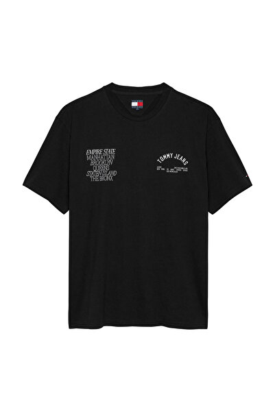 Tommy Hilfiger Ανδρικό Κοντομάνικο T-Shirt με Σχέδιο στην Πλάτη, Χαλαρής Εφαρ...