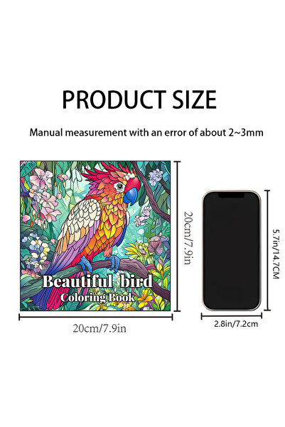 Choice X267 Beautiful bird Coloring Book For Adults And Teens Featuring 26 Pa...