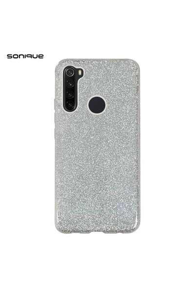 Sonique Θήκη Σιλικόνης Shiny Xiaomi Redmi Note 8T Ασημί