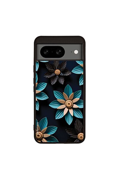 Sonique Θήκη 3D Flower Series για Google Pixel 8 5G Γαλάζιο