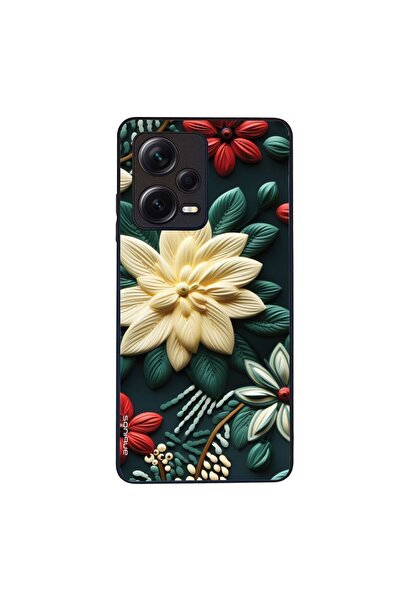 Sonique Θήκη 3D Flower Series για Xiaomi Redmi Note 12 Pro Plus Πράσινο