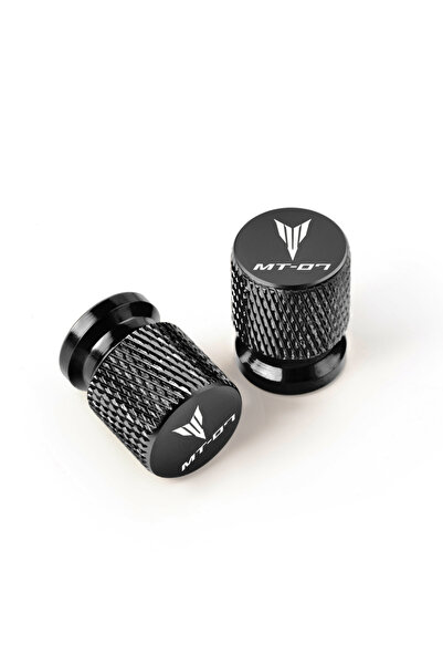 Choice صمام إطار دراجة نارية أسود CNC (قطعتان) لياماها MT-07 MT07 mt 07 لجميع...