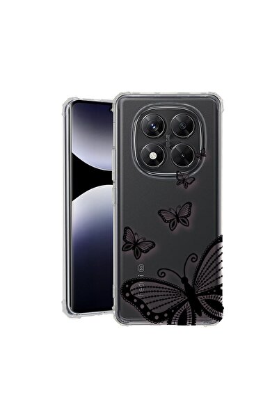 bestcase Husă pentru Xiaomi Redmi Note 15 Pro 5G cu design fluture, anti-șoc,...