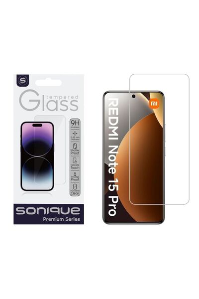 Sonique Hardy Glass Premium Series HD 9H Xiaomi Redmi Note 15 Pro 5G