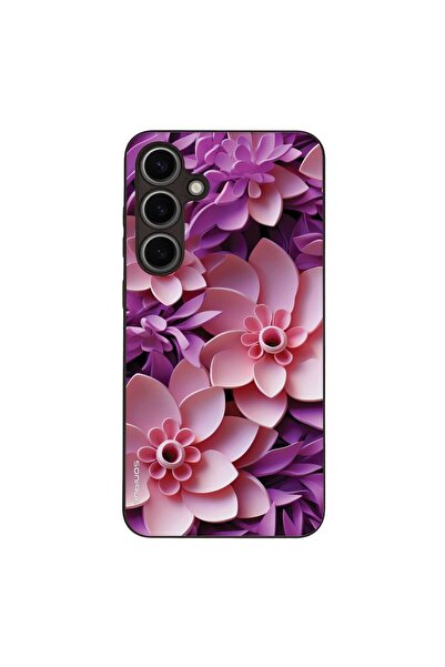 Sonique Θήκη 3D Flower Series για Samsung Galaxy S24 Plus Ροζ