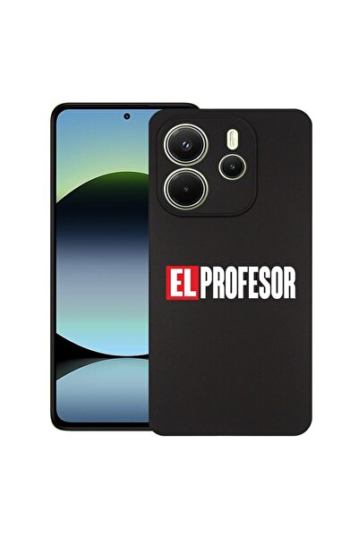 bestcase ¬Æ Husa pentru Xiaomi Redmi Note 14, El Profesor, Slim Silicon 0.8MM...