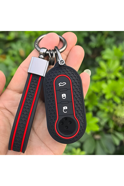 Choice1 With Keychain Keychain 3 Buttons Car Flip Key Case Cover For Fiat Duc...