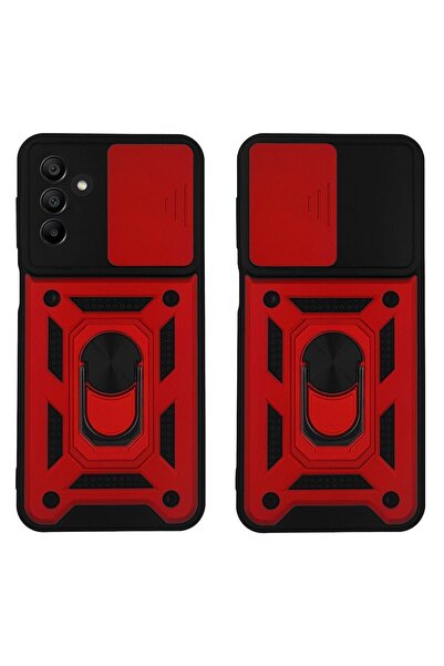 Sonique Θήκη Ring Armor CamPro για Samsung Galaxy A15 4G / Galaxy A15 5G Κόκκινο