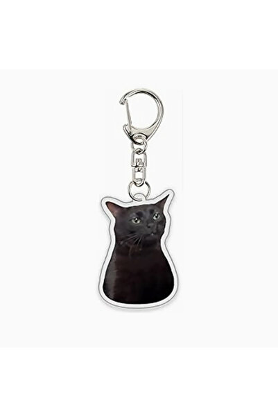 Choice3 6 Funny Cat Memes Series Keychain Student Gift Bag Lanyard Women's Ba...