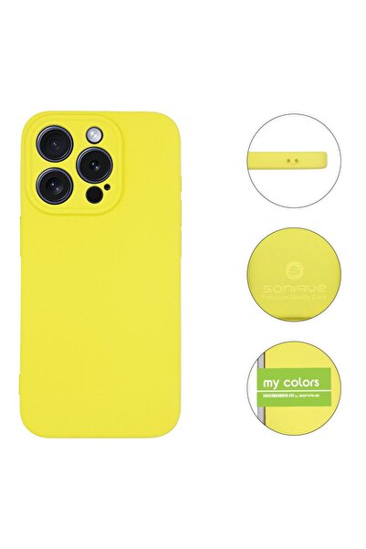 Sonique Θήκη Σιλικόνης My Colors Apple iPhone 15 Pro Κίτρινο