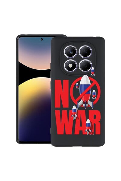 bestcase ¬Æ Husa pentru Xiaomi Redmi Note 14 Pro 4G, No War, Slim Silicon 0.8...