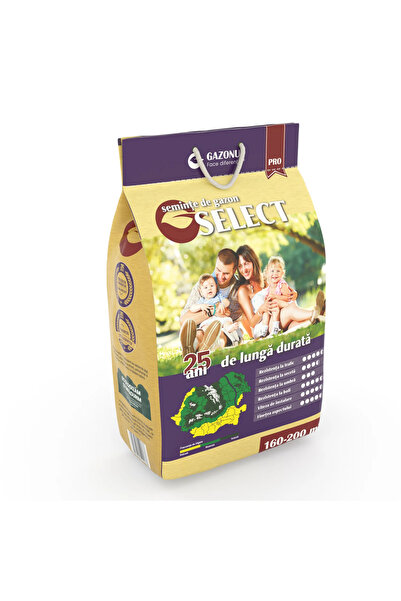 Gazonul Seminte Gazon Select, pentru un covor verde, fin si de durata, 4 KG