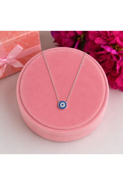 IAMIRA Silver eye necklace