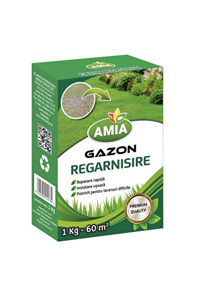 Amia Seminte de gazon pentru regarnisire, 1 kg