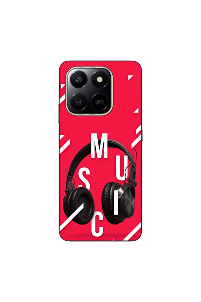 OEM Husa compatibila cu Honor X7d Silicon Gel Tpu Model Music Headphones
