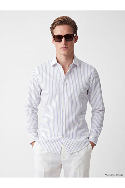 LC Waikiki I Dar Slim Fit Striped Men's Shirt from Freezen Store