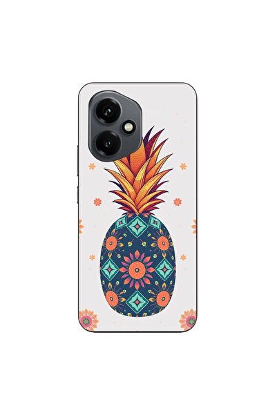 OEM Husa compatibila cu Honor 400 Silicon Gel Tpu Model Floral Pineapple