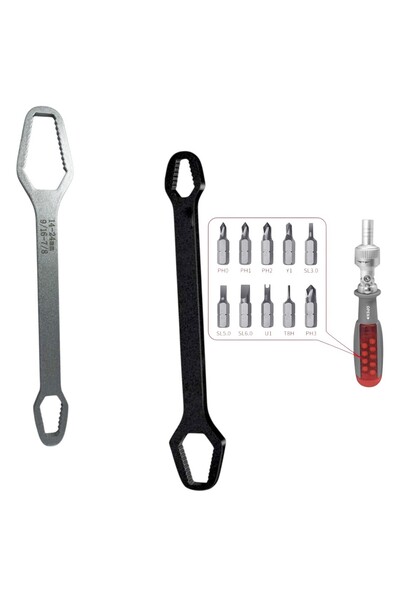 Universal Set of 2 torx keys, adjustment intervals 03-17/08-24 mm, length 14....