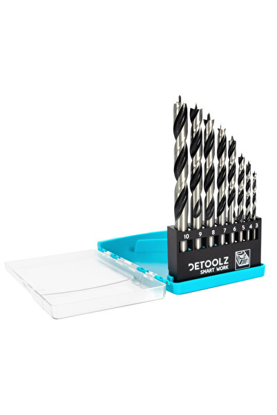 DETOOLZ Wood drill bit set 8 pieces G01