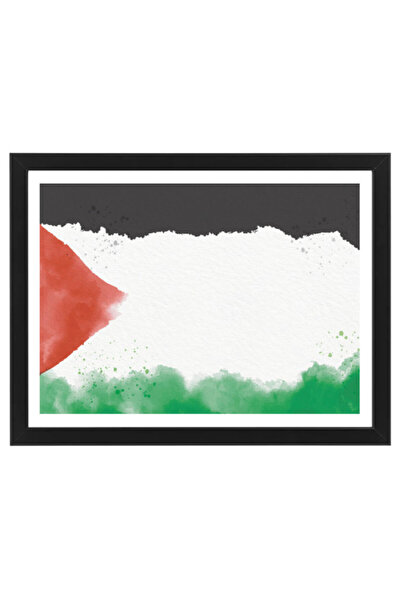 Boomah Accessories Palestine Flag Poster with Frame 50x40cm
