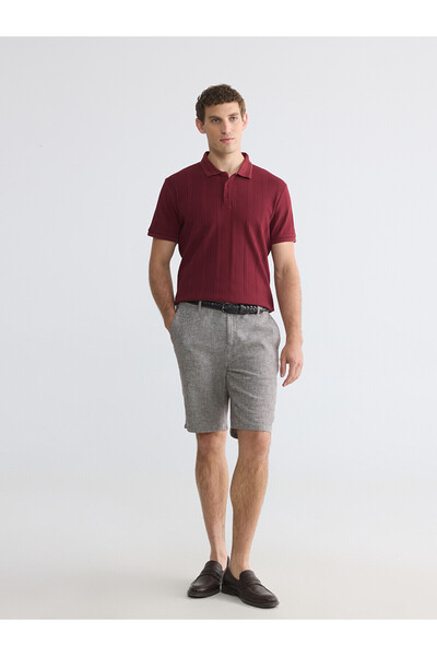 LC Waikiki Nevavm Regular Fit Linen Blend Men's Shorts with a Difference