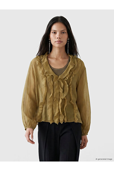LC Waikiki I V Dikim Ruffle Blouse from Freezen Store