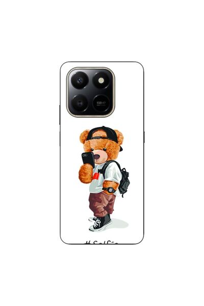 OEM Husa compatibila cu Honor 400 Smart Silicon Gel Tpu Model Bear Teddy Selfie