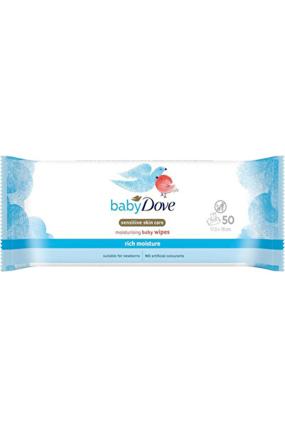 Dove Baby Rich wet wipes, 50 pcs