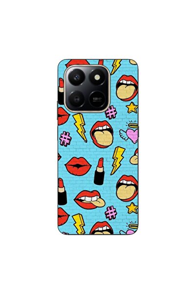 OEM Husa compatibila cu Honor 400 Smart Silicon Gel Tpu Model Pop Art Lips