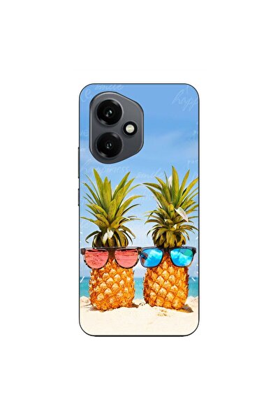 OEM Husa compatibila cu Honor 400 Silicon Gel Tpu Model Beach Pinneaples